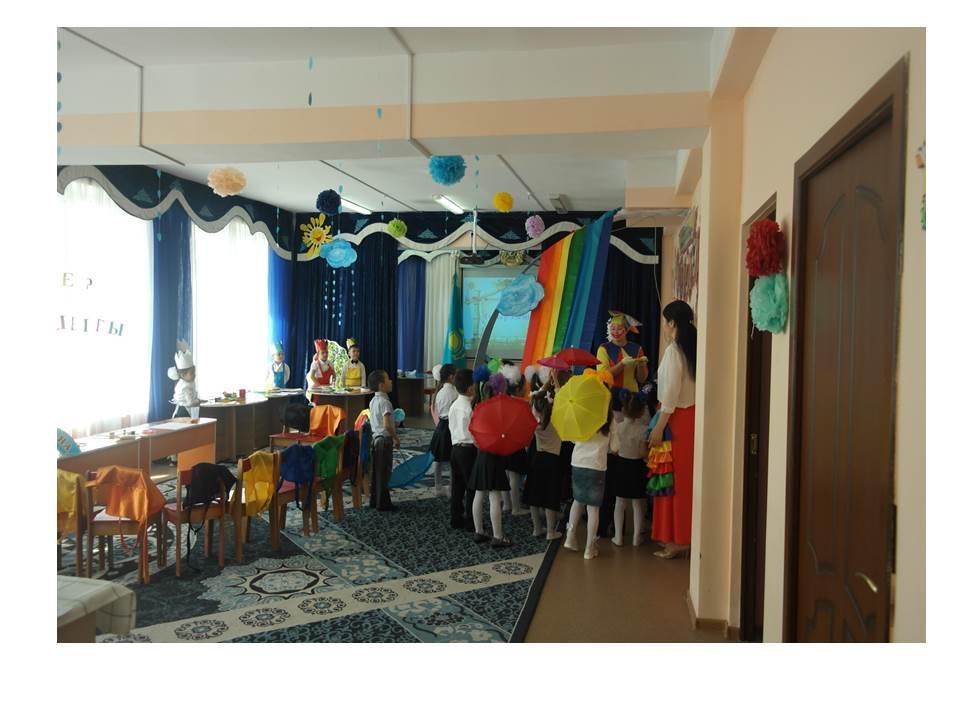 Аудандық ашық оқу қызметі «Түстер әлеміне саяхат»